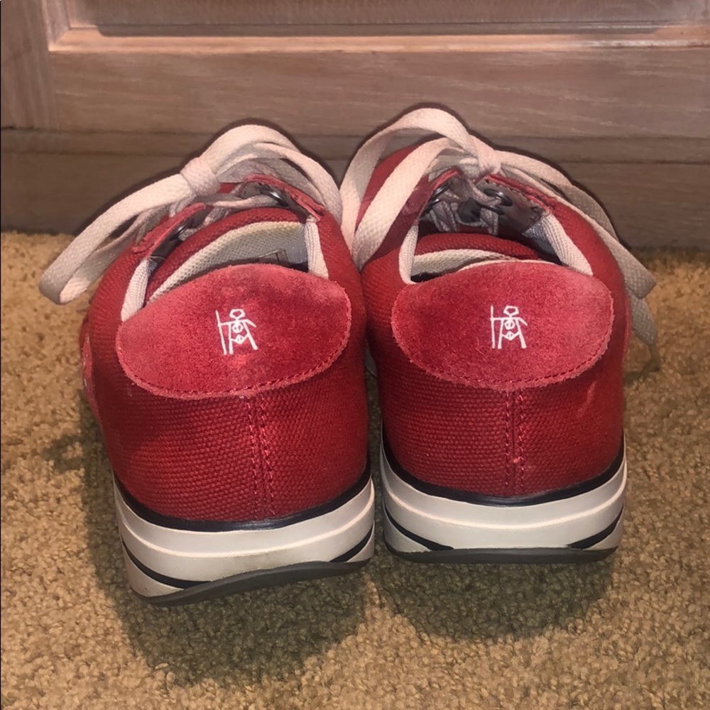 Red Rocker Bottom Walking Shoes - Picture 3 of 6